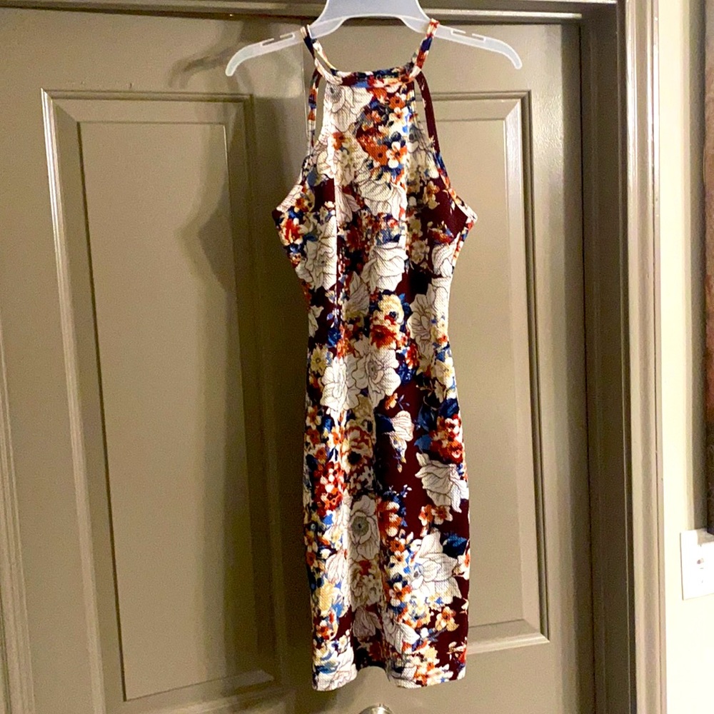 Flower design Tight Dress